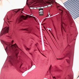 Brand new pink zip-up